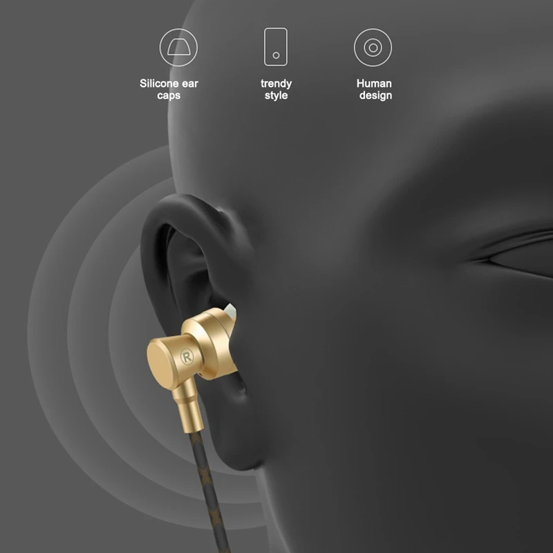 HANGRUI usb type C наушники в ухо наушники с микрофоном бас проводные наушники для Xiaomi Mi6 letv leeco le 2 2Pro Max type-C наушники
