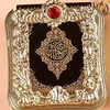 Черный Модные украшения мини арабский Коран исламский Аллах реальные Бумага может читать кулон брелок модные религиозные украшения - Цвет: Черный