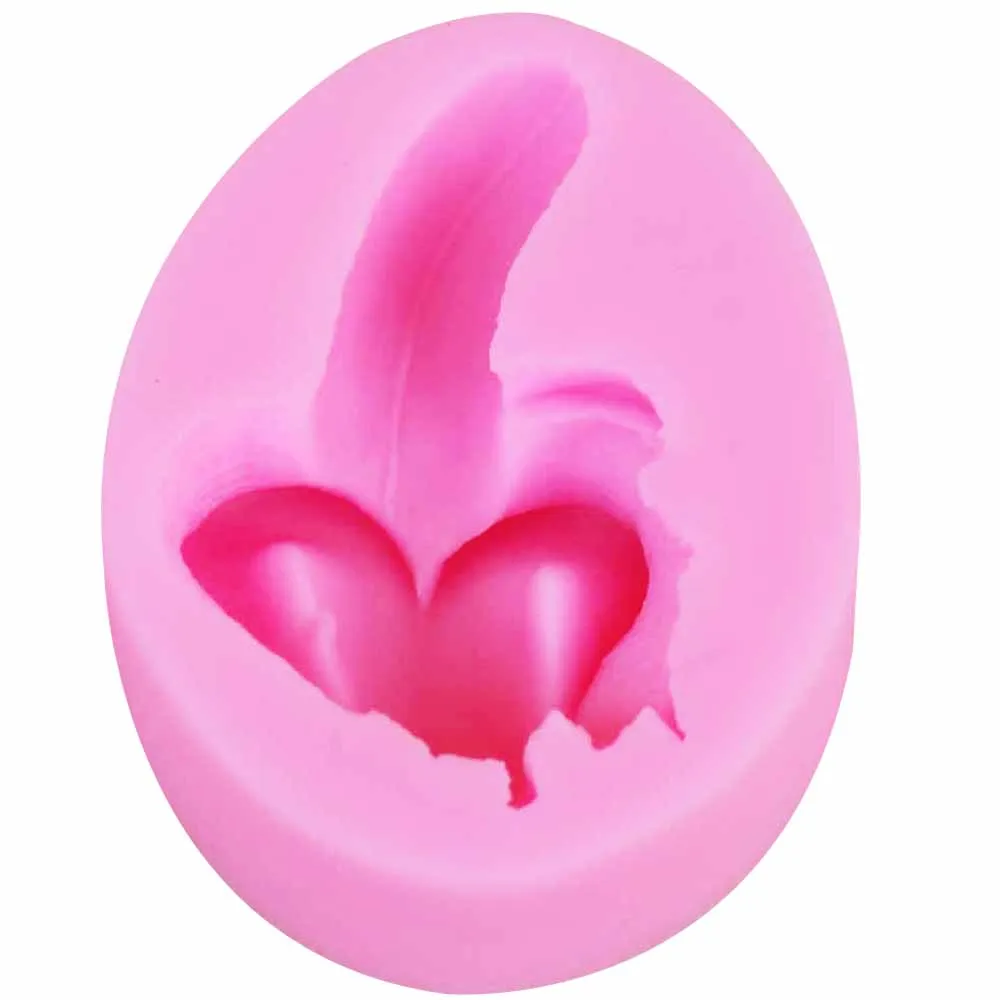 Банан 3D соевый воск для свечей плесень ароматизированное мыло силиконовая форма