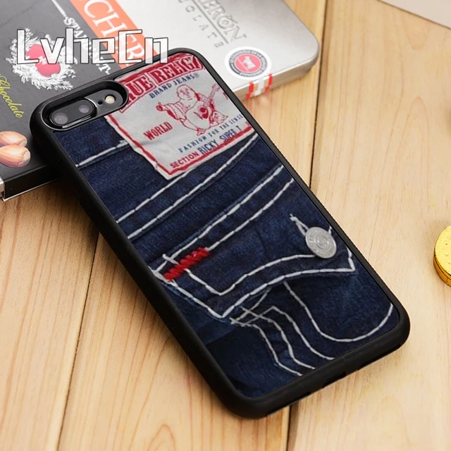 Джинсовый чехол для телефона LvheCn iPhone 5 6 s 7 8 plus 11 12 Pro X XR XS Max Samsung Galaxy S6 S7 edge S8 S9