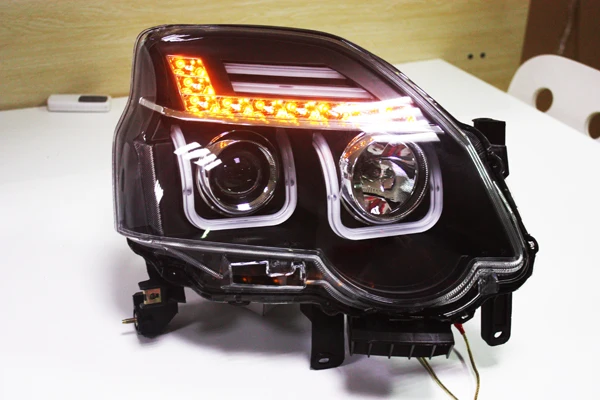 Для NISSAN X-TRAIL передние фары 2012 2013 год с дневными ходовыми огнями поворотные сигнальные парковочные огни