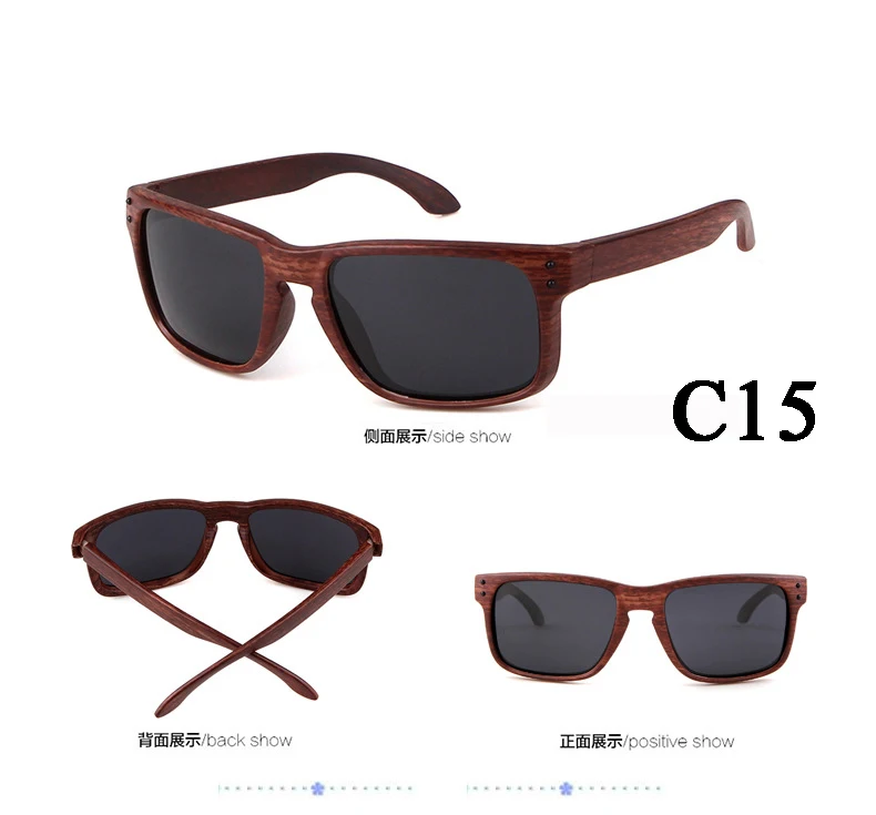 Мужские и женские поляризационные солнцезащитные очки классические квадратные