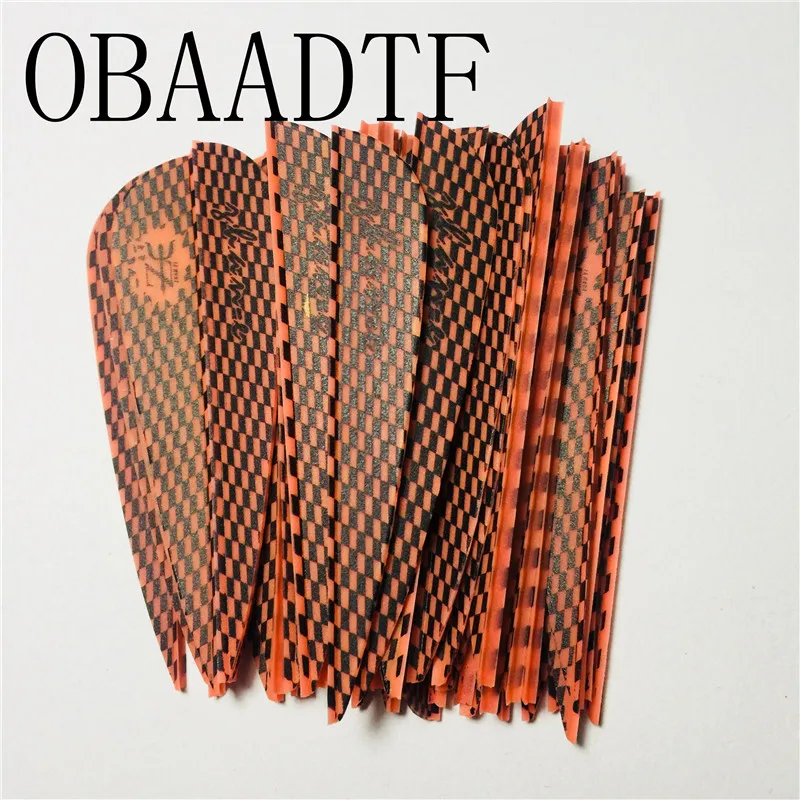OBAADTF 36 шт. 3 &quotкрыло падение форма Высокое качество стрелка из ТПУ оперение для
