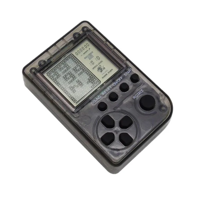 Mini Classic Game Machine Children's Handheld Retro Nostalgic Console With Keychain Tetris Video | Электроника