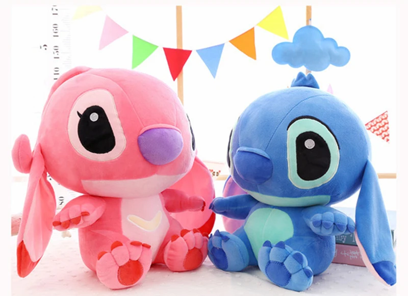 80CM 35CM Big Stitch Kawaii Stitch Plush Doll Toys Anime Lilo And Stitch Plush Toy Children Kid Birthday Gift Baby Appease Gift