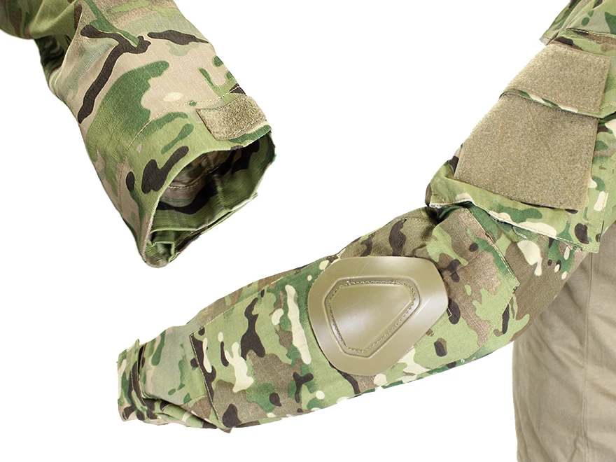 CQC Военная тактическая рубашка Gen2 с длинным рукавом для мужчин Охота Пейнтбол