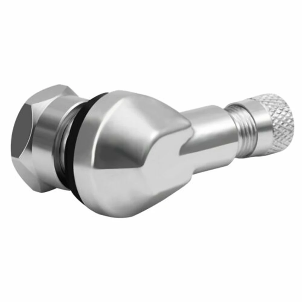 2 шт. серебряный мотоцикл 90 градусов CNC Алюминиевый обод колеса клапан Стебли шины