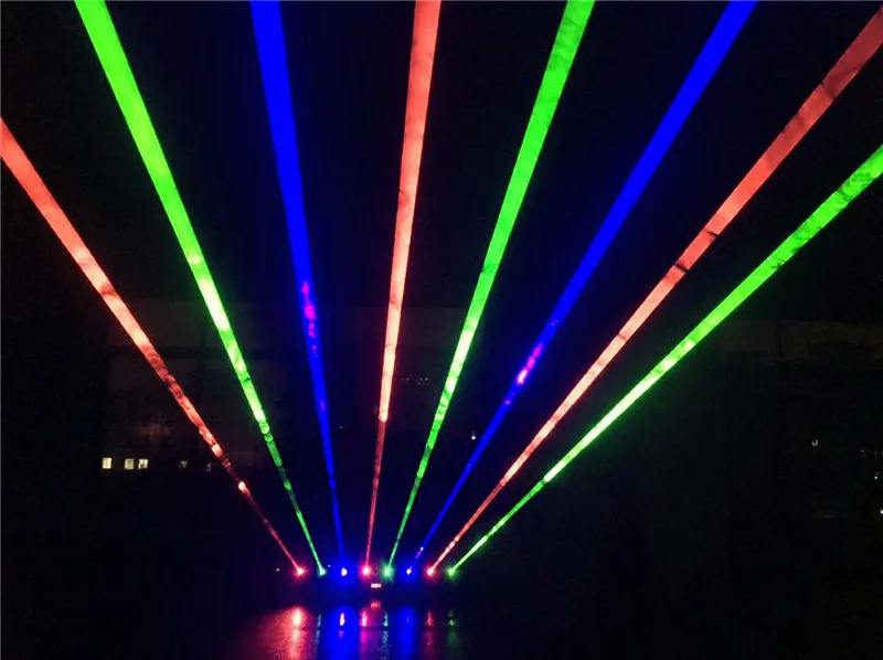 1100 МВт движущаяся головка RGB лазерный массив грубые прожекторы x8 шт Вечерние сцены диско КТВ бар клуб театр студия iluminacion светильник