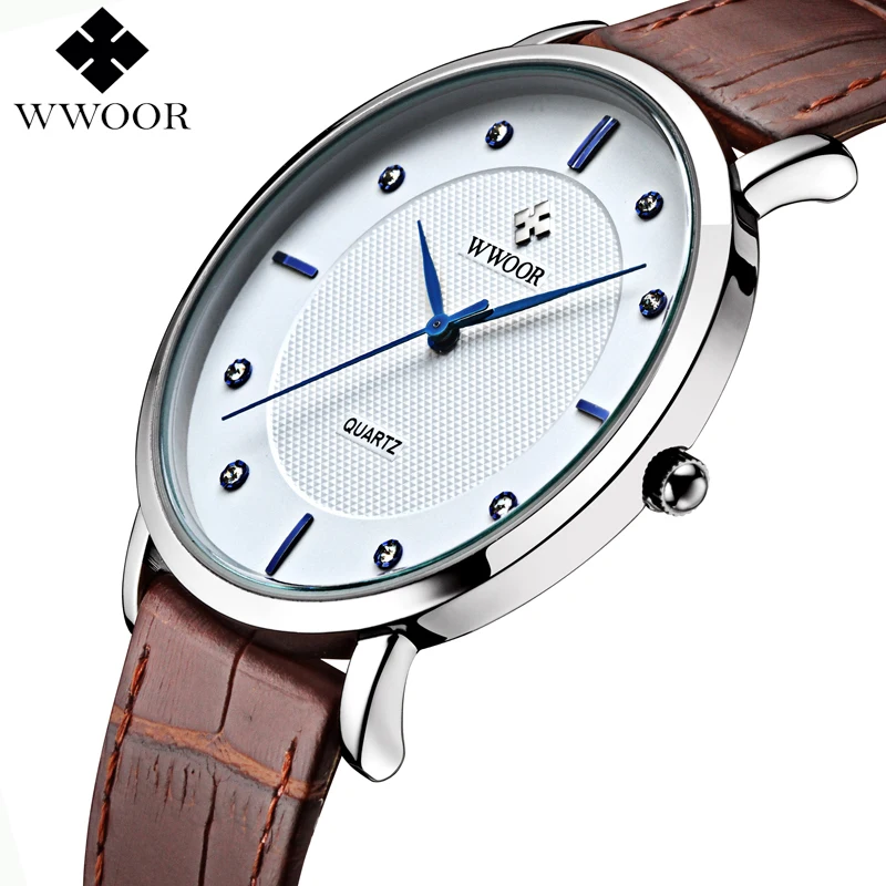 Часы наручные мужские кварцевые люксовые брендовые ультратонкие полностью из