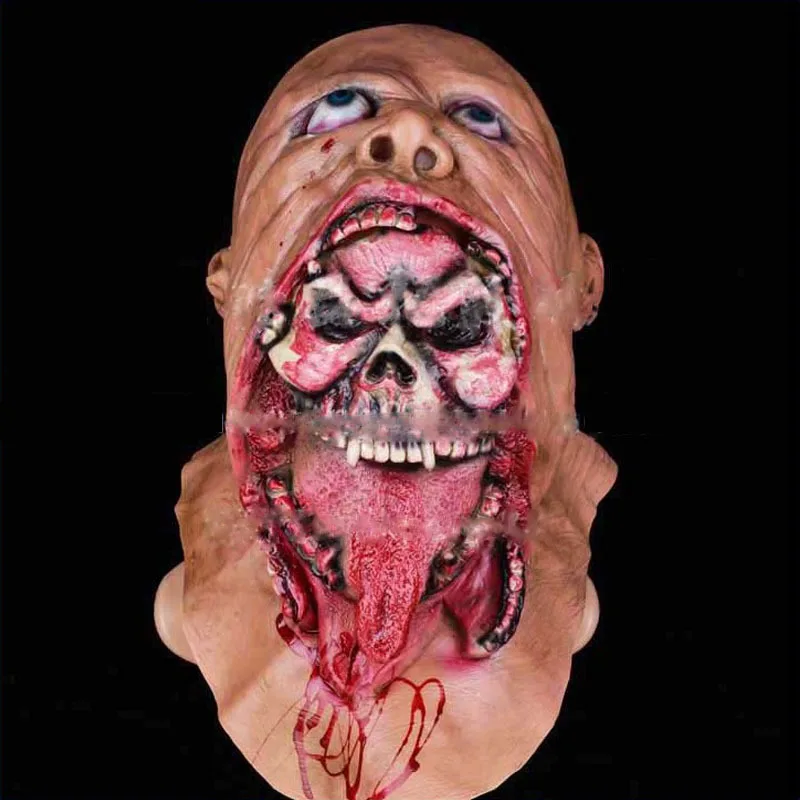 Маска для Хэллоуина ужасы страшные alien парик старого человека дом с привидениями