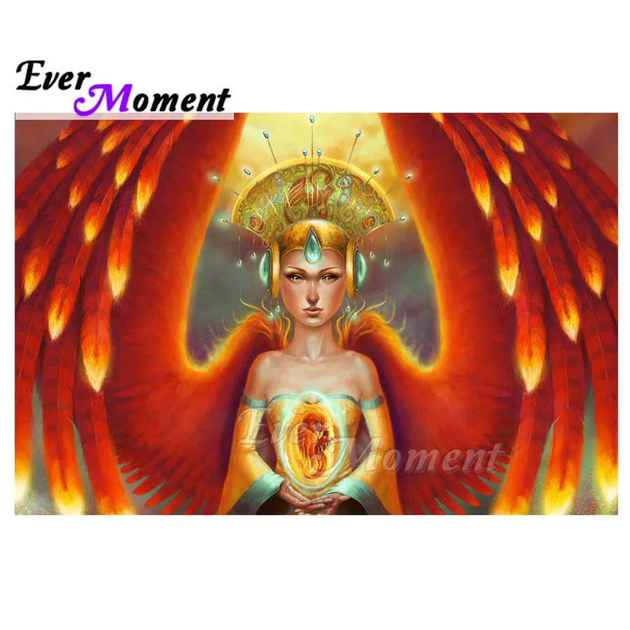 

Ever Moment Diamond Painting Picture Of Rhinestone Wing Mosaic Full Square Drill Diamond Embroidery Decoration Home ASF1509