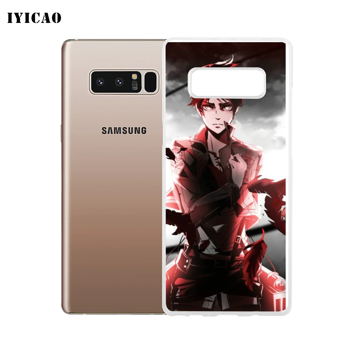 IYICAO для косплея по аниме атака на Титанов (мягкий силиконовый чехол телефона samsung