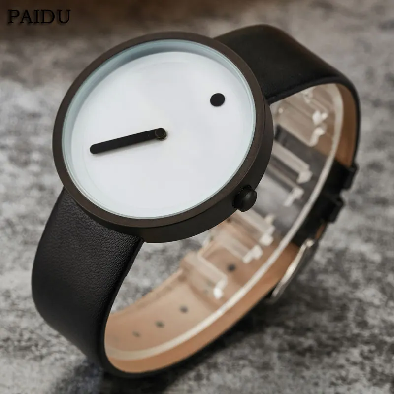 Уникальный подарок крутые наручные часы в минималистическом стиле из