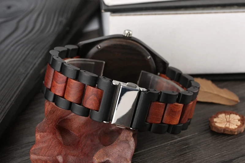 100% ручной работы бамбуковые деревянные часы Мужские кварцевые спортивные