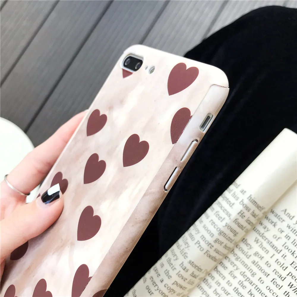 Роскошный чехол MPLSBO с полным покрытием 360 градусов для iPhone 7 8 Plus противоударный 6 6S