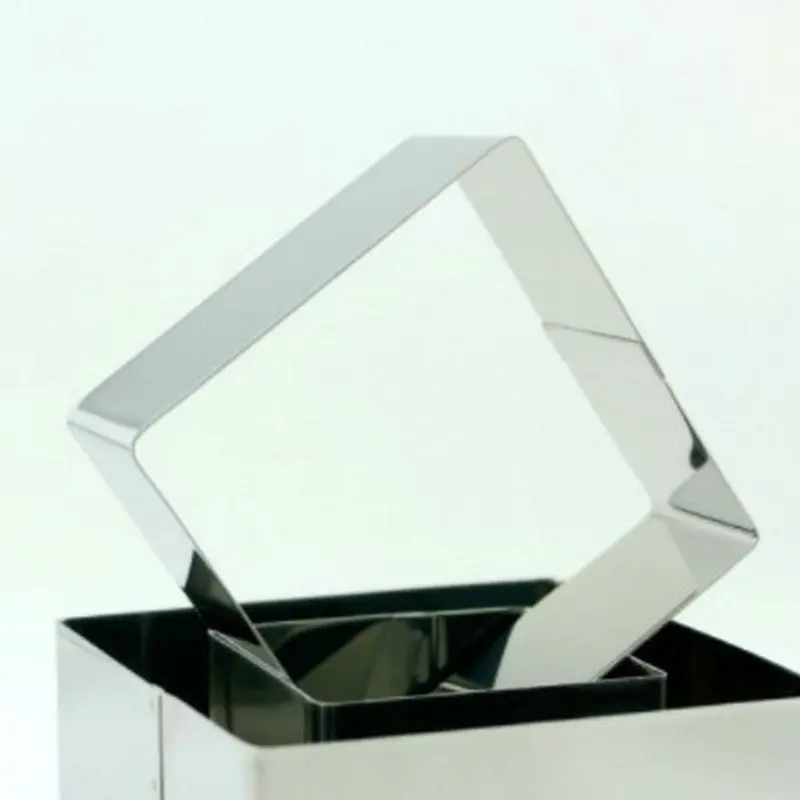 3 шт./компл. квадратная форма из нержавеющей стали для мусса желе помадка резак