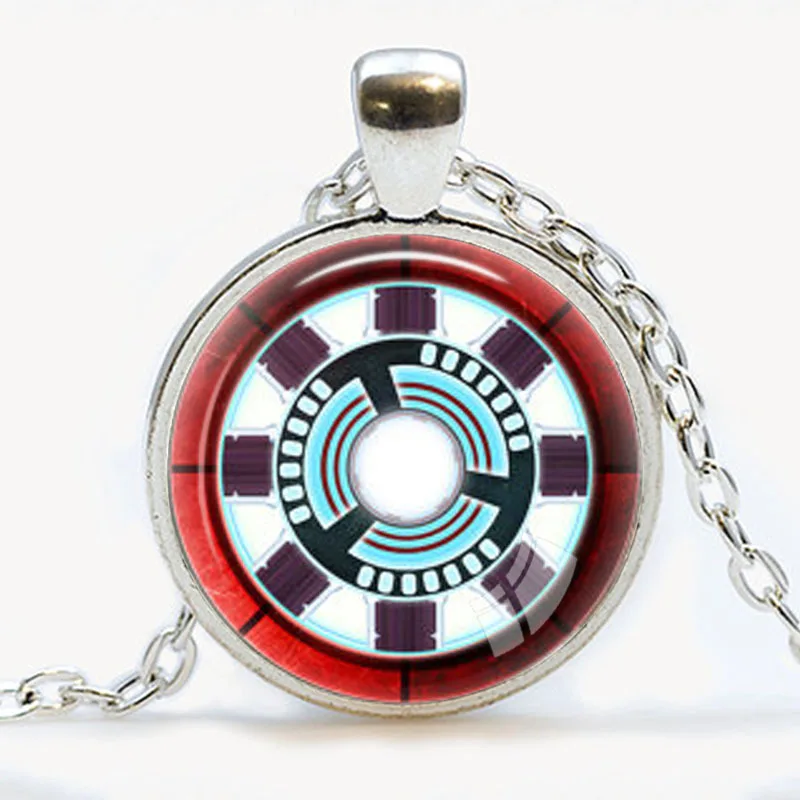 Ручной работы Железный человек цепочки и ожерелья дуги реактора кулон Тони Старк