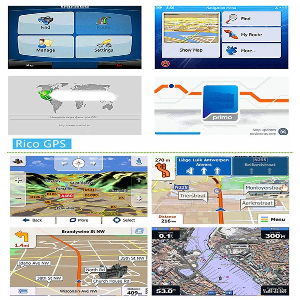 Автомобильный gps навигатор 7 дюймов HD lcd экран FM Navitel спутниковая голосовая навигация последняя европейская карта грузовик gps навигатор автомобиль