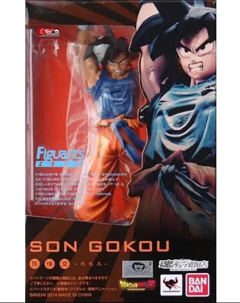Dragon Ball Z фигурки Bandai zero битва Версия Сон Гоку ПВХ Рисунок Dragonball Z Цифры 15 см Коллекционная модель игрушка DB33