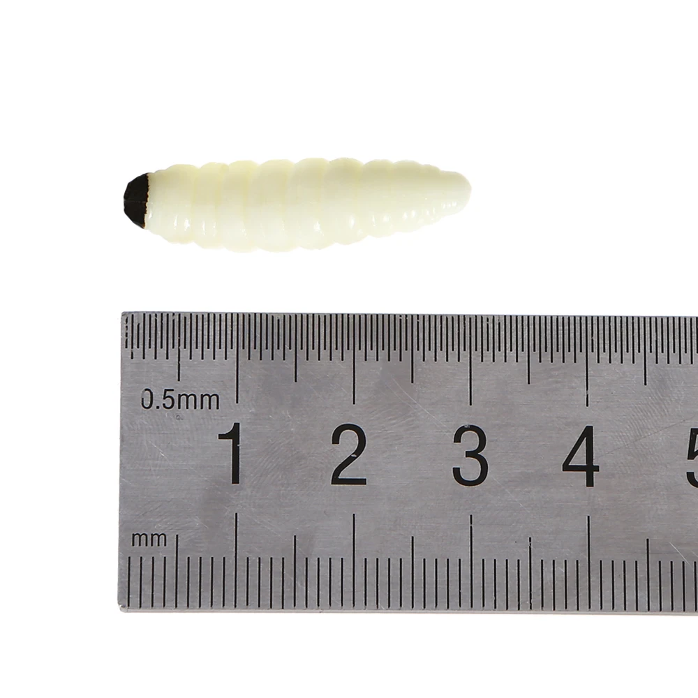 20 шт./лот рыболовная приманка Maggot Grub 3 см мягкие приманки рыболовные пластиковые