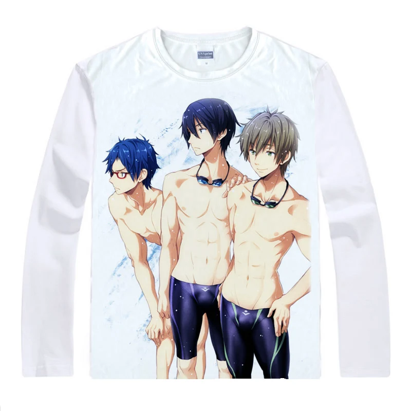 Футболка Coolprint в стиле аниме бесплатно! Высокая скорость! Футболки мульти-стиль