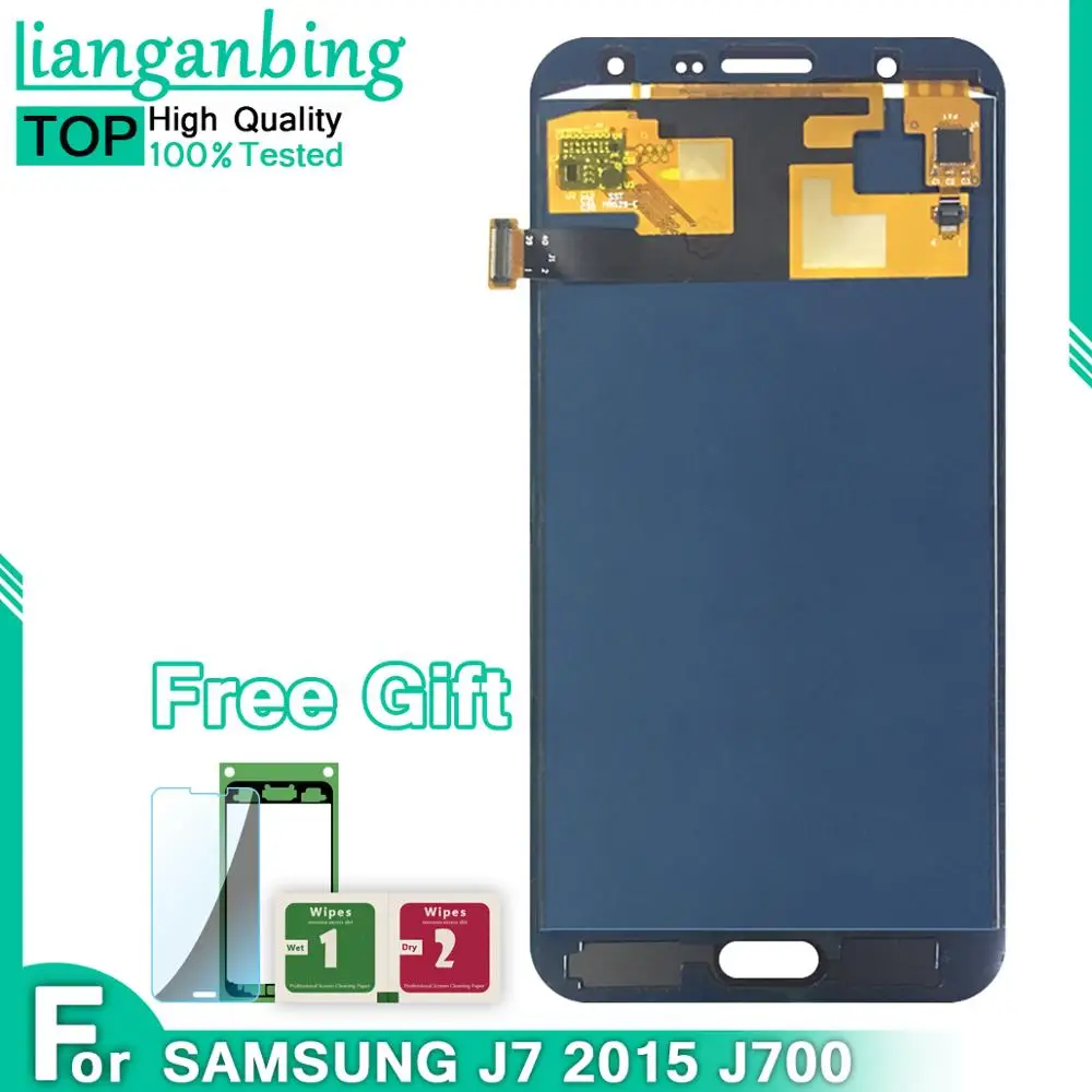 ЖК дисплей 5 ''для SAMSUNG GALAXY J7 LCD 2015 J700 J700F J700M J700H с сенсорным экраном и