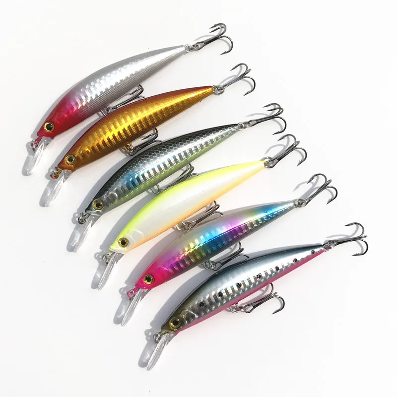 6 шт. очаровательных искусственных Блесен для морской рыбалки 9 см 25 г | Спорт и