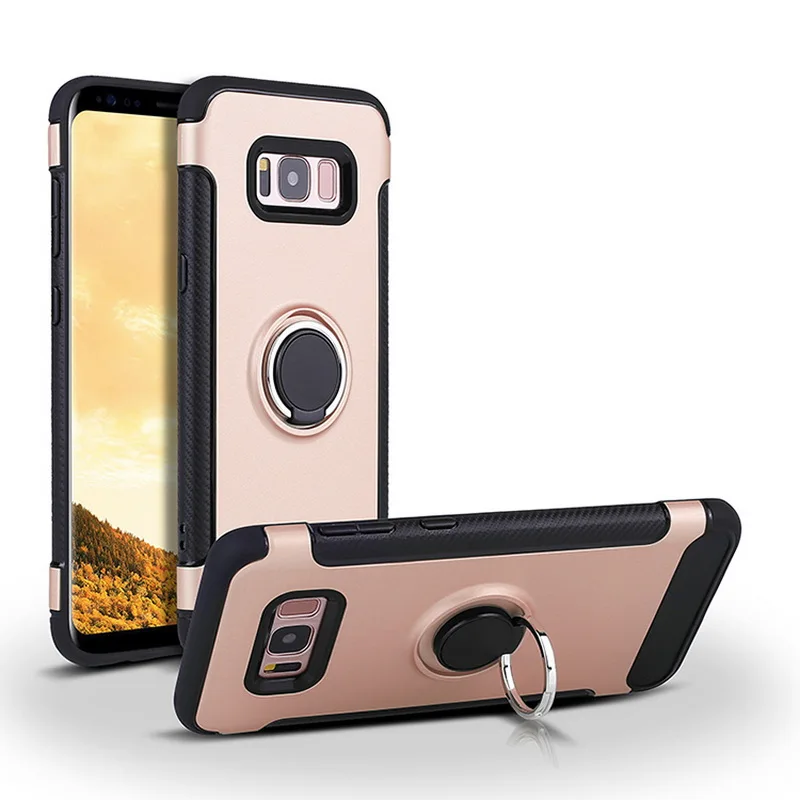 Чехол-бампер для S8 S9 S10 Plus Lite автомобильные магнитные жесткие чехлы телефонов Samsung