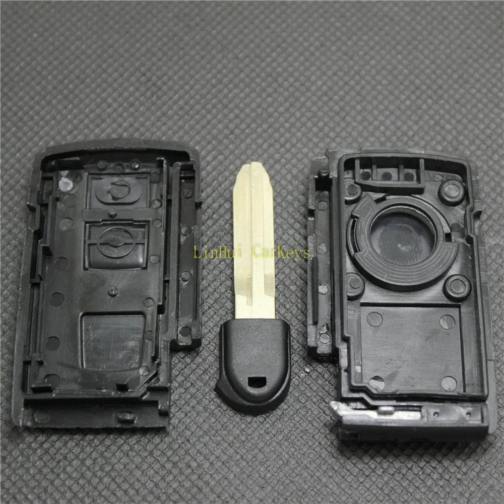 PINECONE для ключа чехол TOYOTA PRIUS 2004 2009 COROLLA CAMRY VERSO ключ 3 кнопки дистанционного смарт