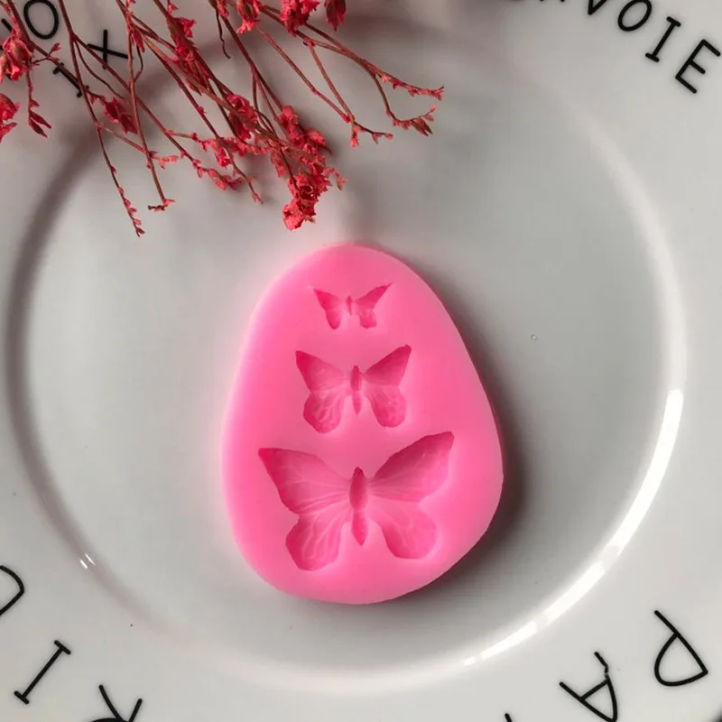 1 шт Sugarcraft Бабочка силиконовые формы помадные для украшения торта инструменты