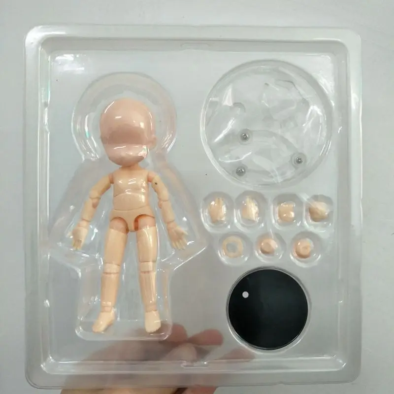 13 см ПВХ дети эскиз куклы Figma версия Q плотное мини-соединение модель Juguetes