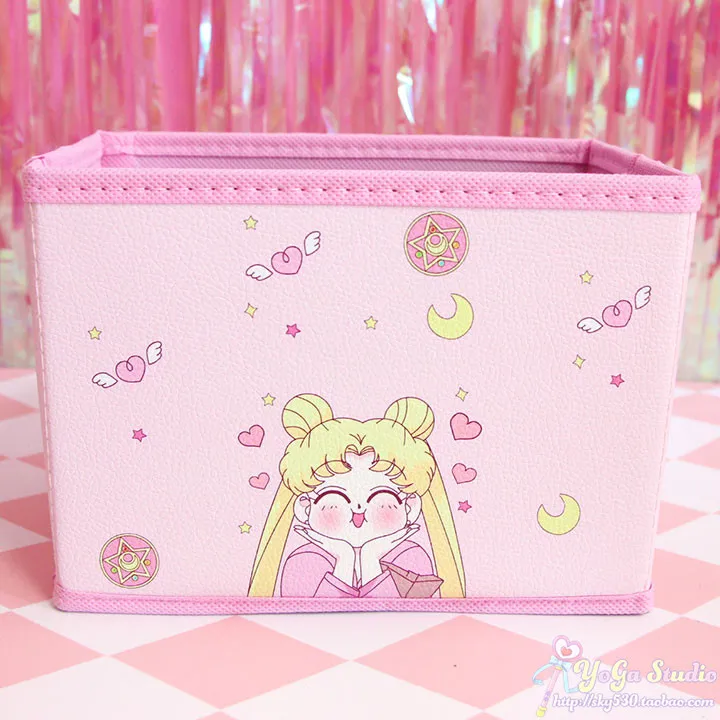 Мультяшная милая My Melody Cardcaptor Sakura Сейлор Мун Косметические Сумки для девушек косметички игрушки складной ящик для хранения сумка органайзер