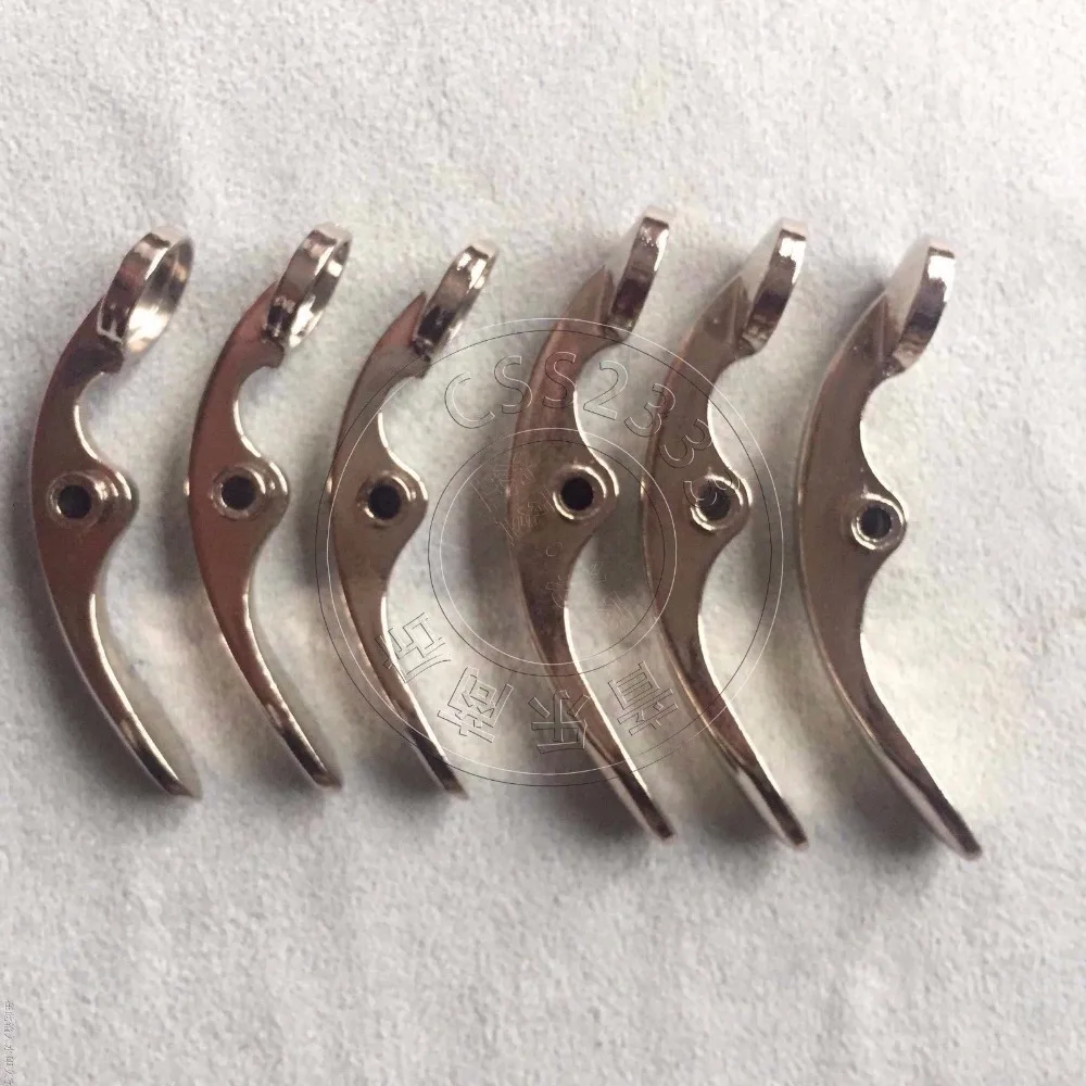 

6 pcs trumpet water key/spit Valve for repairing nickel -plated