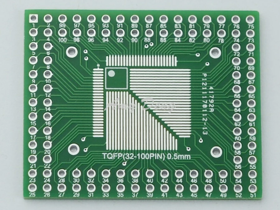 20 шт./лот QFP/FQFP/TQFP32/44/64/80/100 LQFP SMD поворотный DIP 0 5/0 8 мм адаптер пластина|smd adapter|qfp dipdip