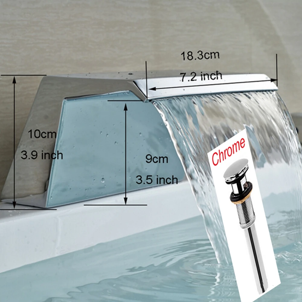 Uythner бортике ванной кран Носик с отделкой хромом водопад Новый|faucet spout|faucet