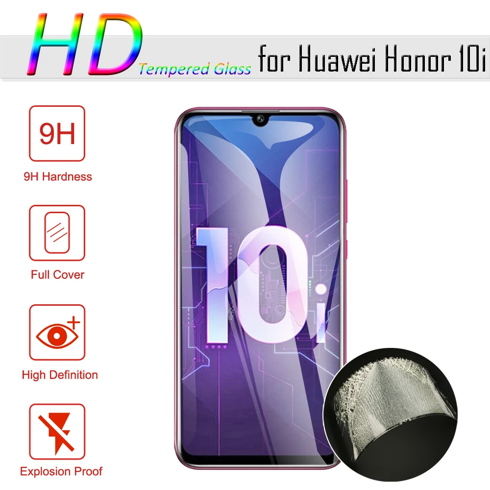 Honor 10i закаленное стекло для huawei Защитная пленка телефона защитное экрана 20i