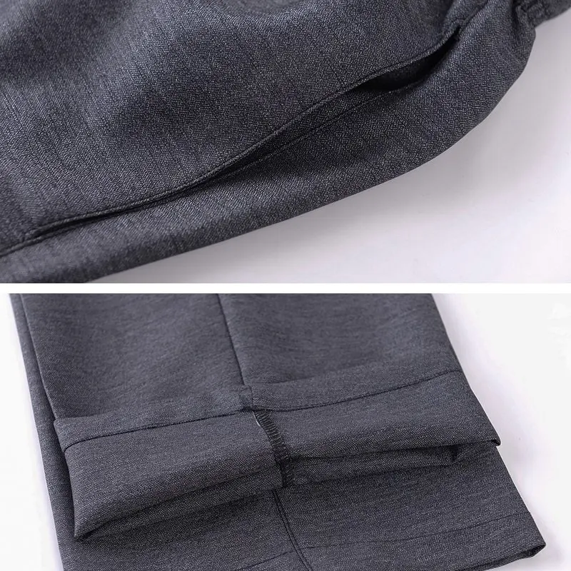 Брюки мужские деловые тонкие удобные Костюмные штаны для офиса серого цвета