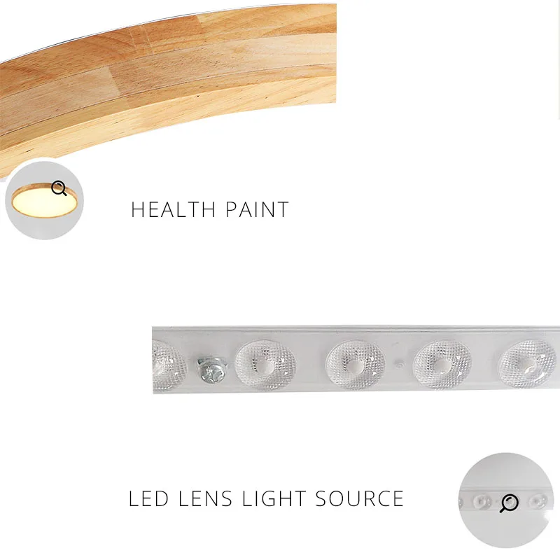 Деревянный потолочный светильник DX светодиодный для гостиной люстра ПЛАФОНЫ |