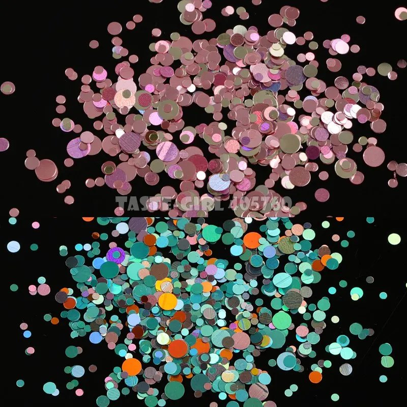 12 ячеек/набор высокое качество смешивание цветов размеров блестящие лазерные