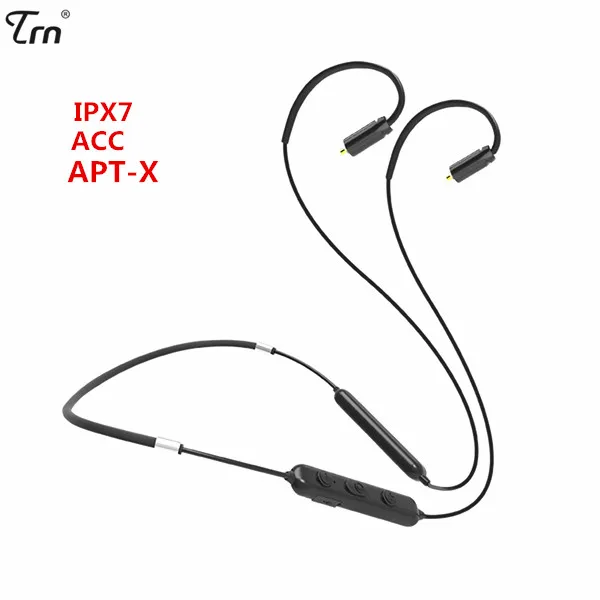 Лампа указателя BT10 Беспроводной Bluetooth 4 2 APT X IPX7 Waterpproof кабель Hi Fi наушники 2PIN/MMCX