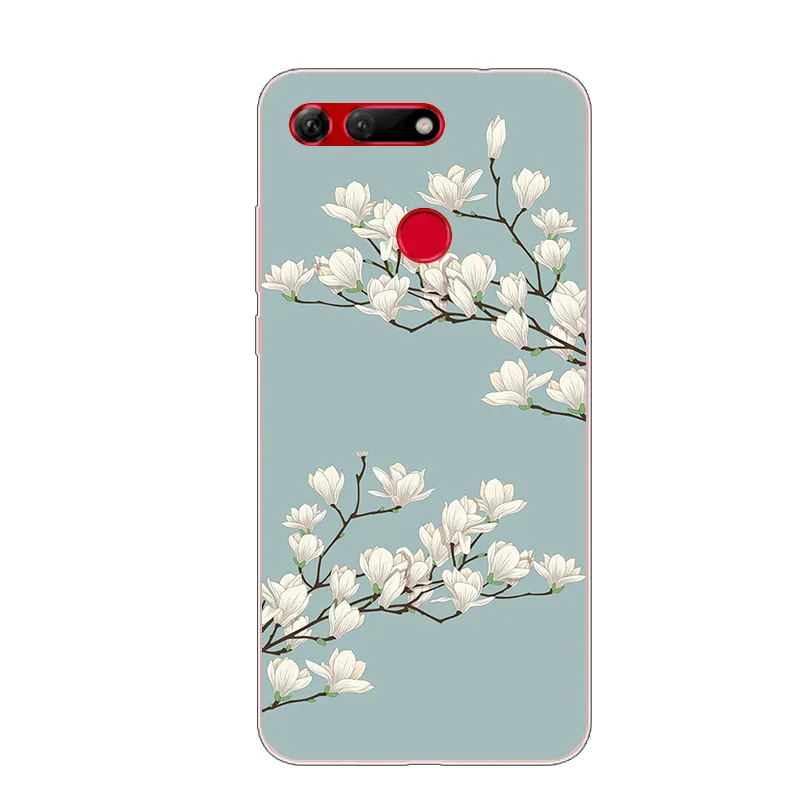 6,4 ''для huawei Honor вид 20 силиконовый чехол из мягкого термополиуретана с картинкой TPU чехол Coque для huawei Honor V20 чехол V 20 модные