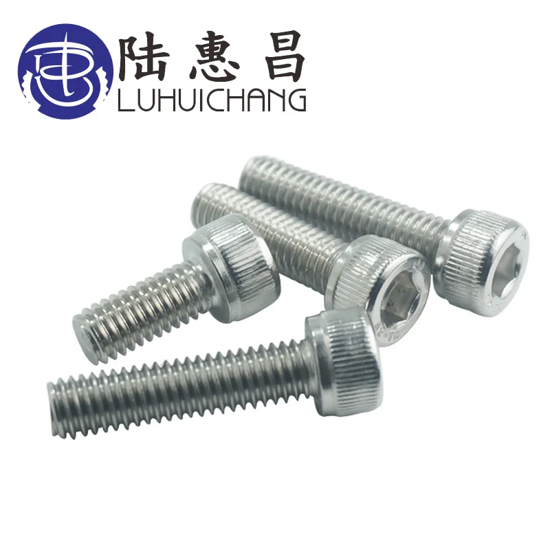 Luhuichang M6 304 шестиугольник из нержавеющей стали винты со шляпкой шестигранный винт метрический винт для велосипеда