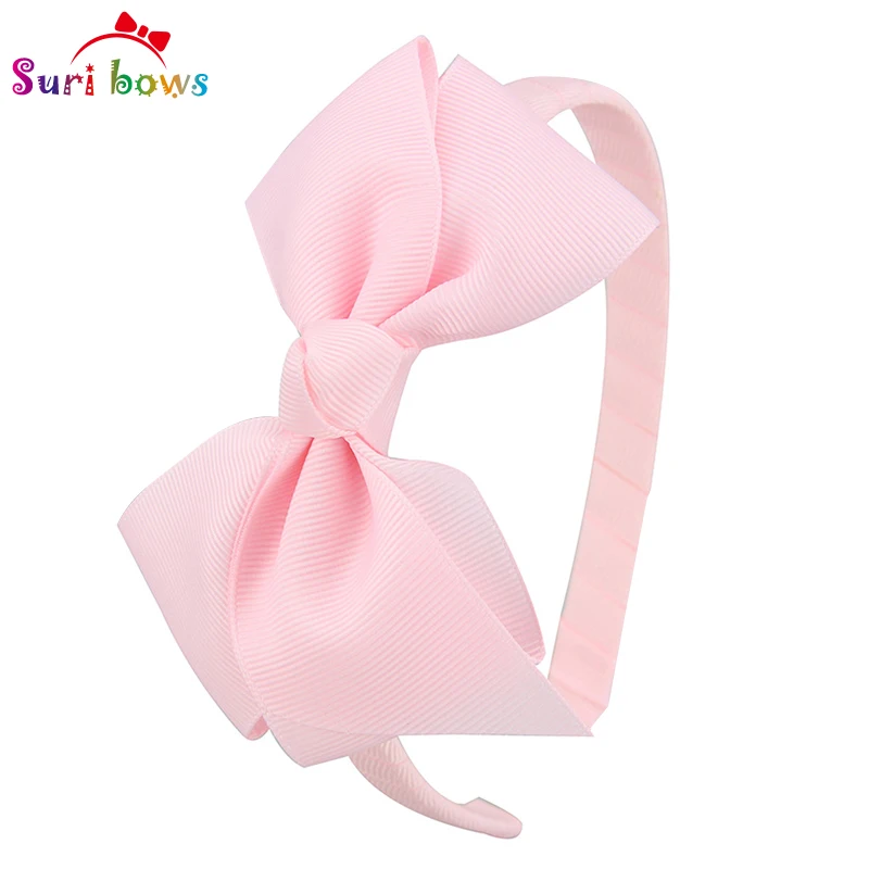 1 шт. Сури луки Hairbands одноцветное Ленты haribow Обувь для девочек ленты волос Банданы