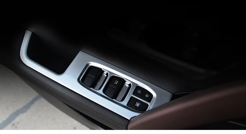 Для hyundai Creta IX25 16 хромированная Внутренняя дверь подлокотник оконный переключатель крышка декоративная панель управления авто аксессуары