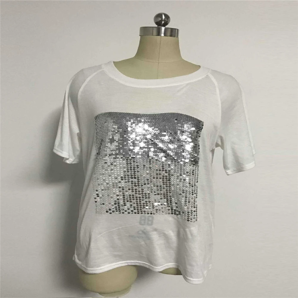 Женская летняя футболка свободная белая хлопковая из бамбукового хлопка с