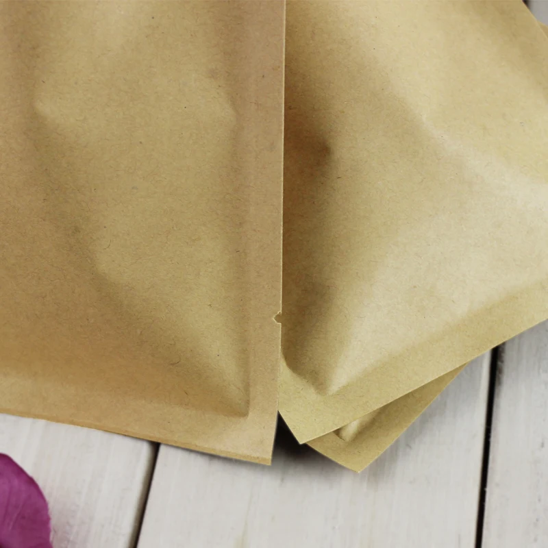 Food Packaging Bags Vacuum Pouches Kraft Paper 100pcs 5 Sizes Compression Type Foil 13 Wire Kitchen | Дом и сад