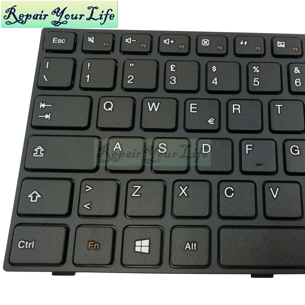Ремонт клавиатуры ноутбука для lenovo для Ideapad 100-15IBY 100-15IB B50-10 итальянский IT макет с рамкой и бесплатной доставкой