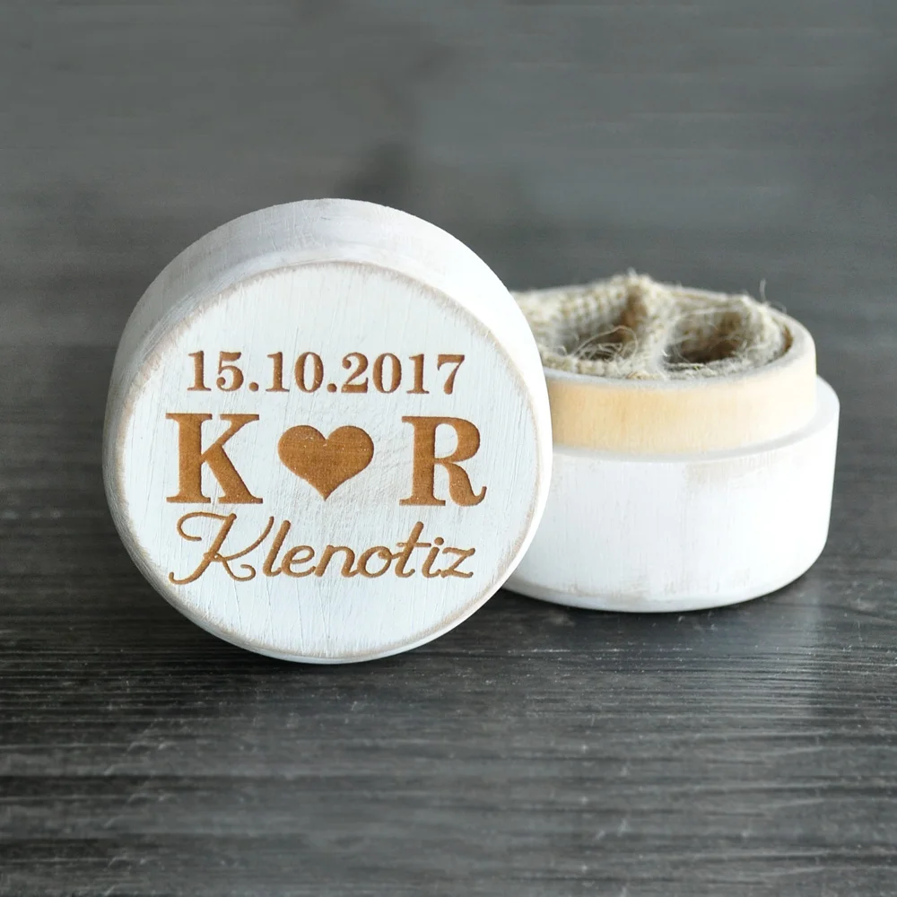 Персонализированная Коробка для свадебных колец деревянная коробка свадебный