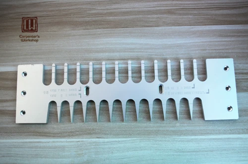 12 Inch template 1" ласточкин хвост шаблон для деревообрабатывающий ящик DIY - Цвет: 12 Inch template