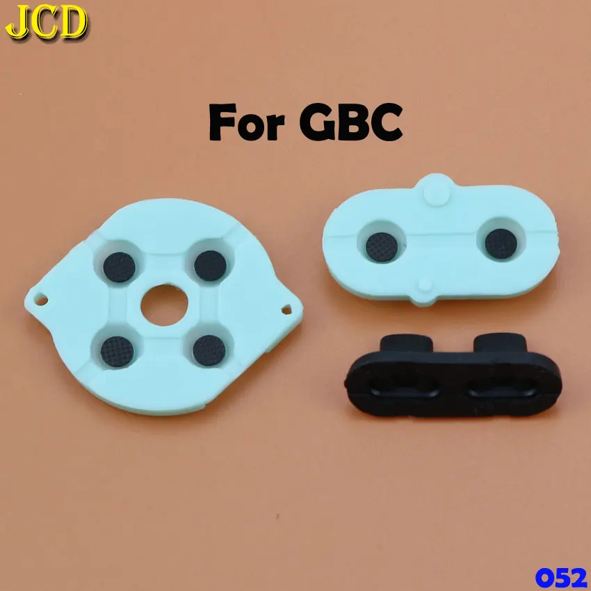 for GBC JCD резиновый проводящий Кнопка A-B D-pad для Game Boy классический ГБ GBC GBP GBA SP для 3DS NDSL NDSI NGC силиконовая клавиатура - Цвет: for GBC